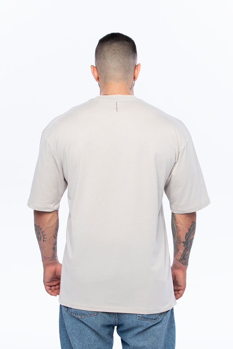 Galaksie Oversize Gri T-shirt