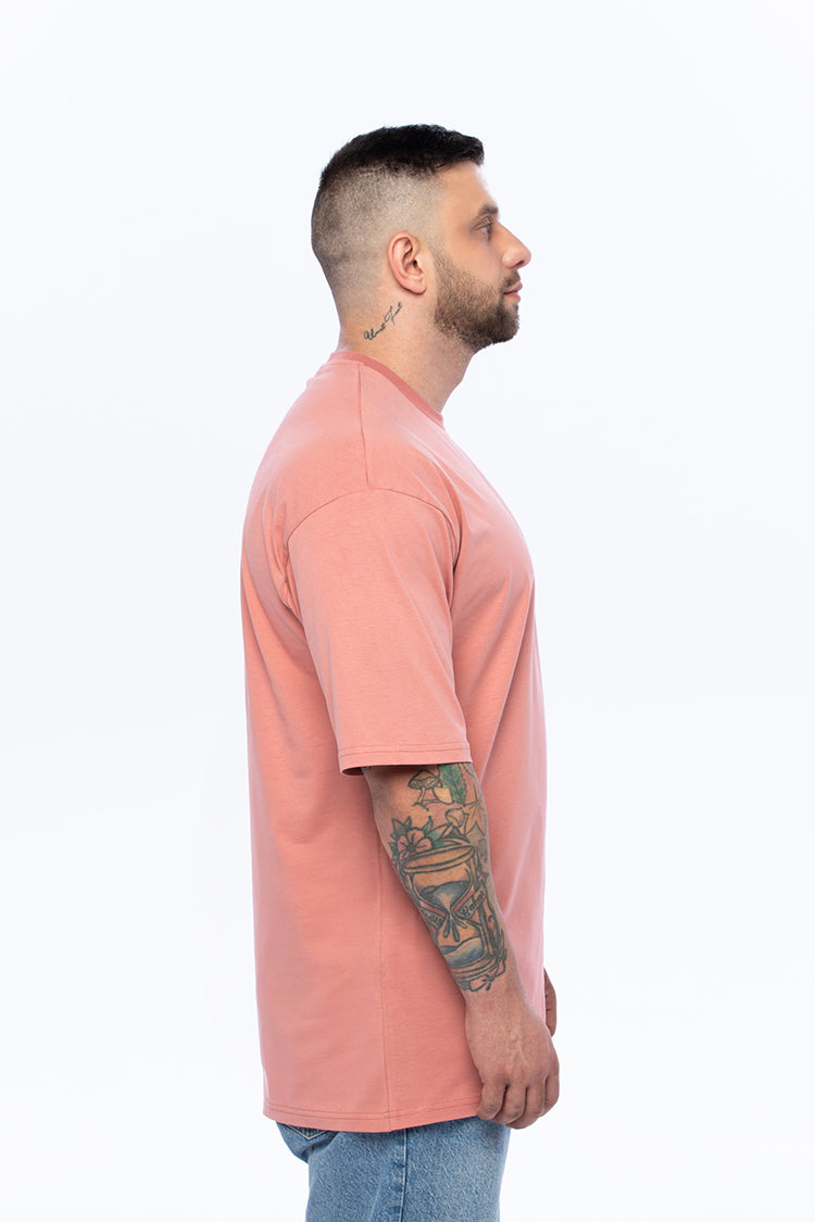 Galaksie Oversize Gül Kurusu  T-shirt