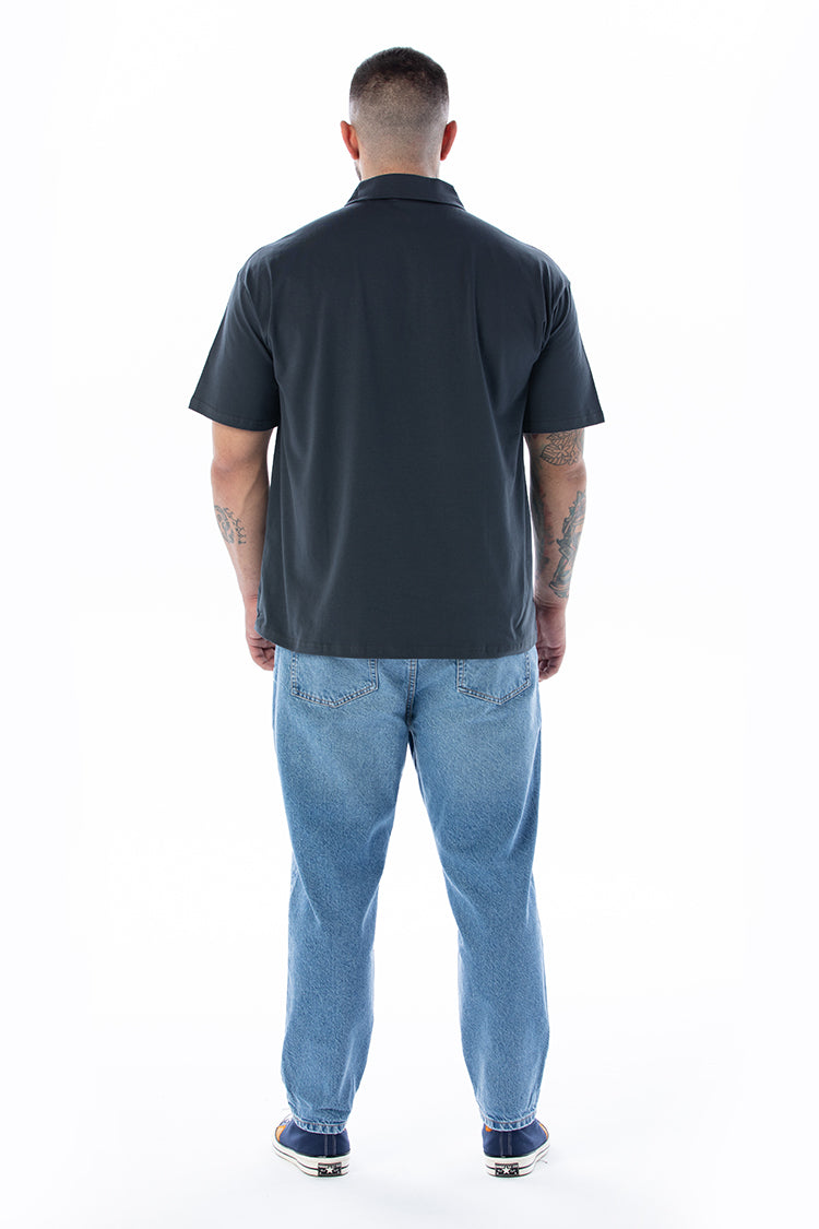 HERAKLES Polo Yaka Füme T-shirt