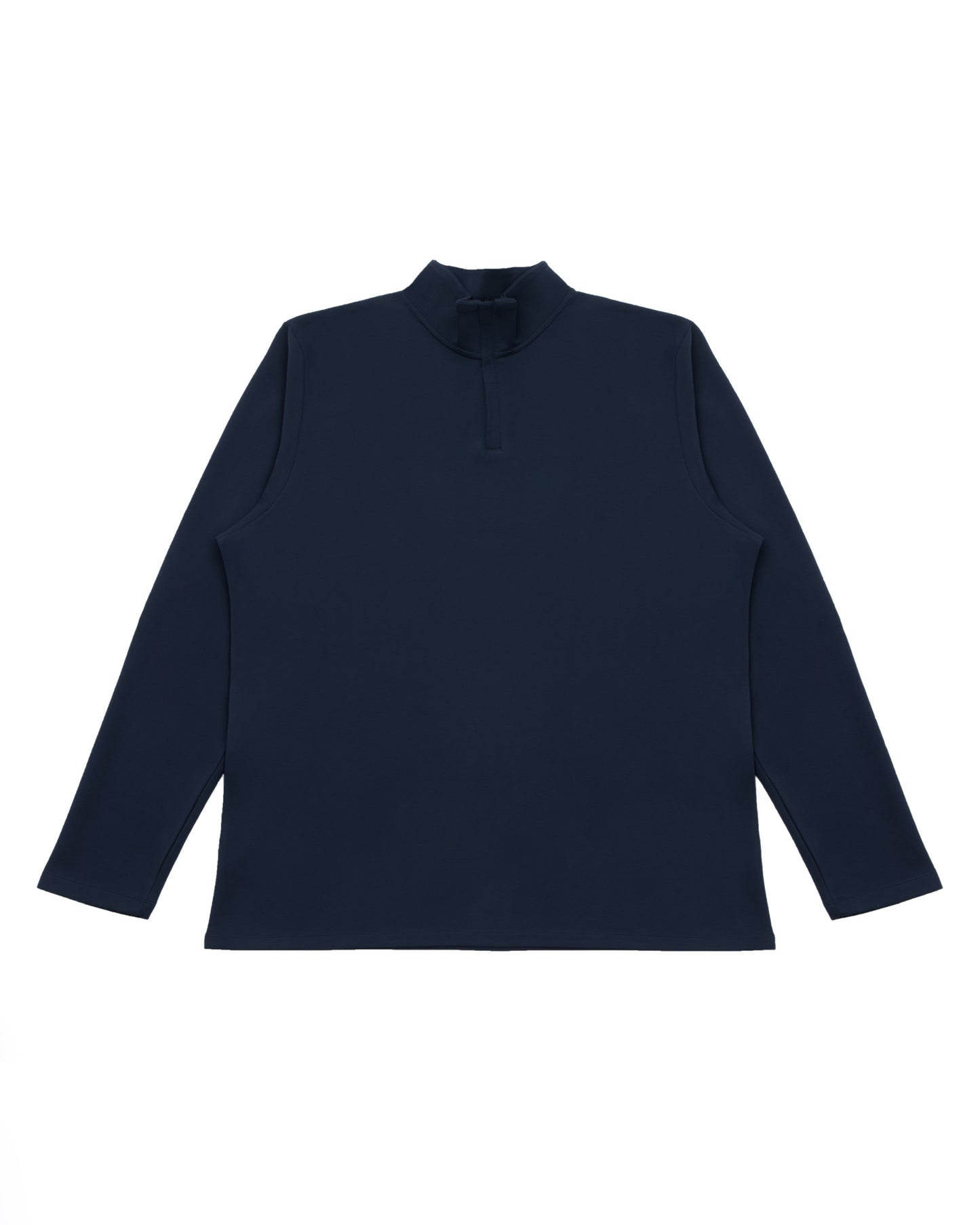 ATLAS Lacivert Yarım Balıkçı Fermuarlı Yaka Sweatshirt