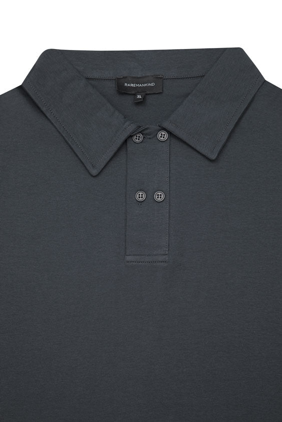 HERAKLES Polo Yaka Füme T-shirt