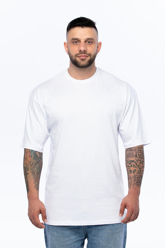 Galaksie Oversize Beyaz T-shirt
