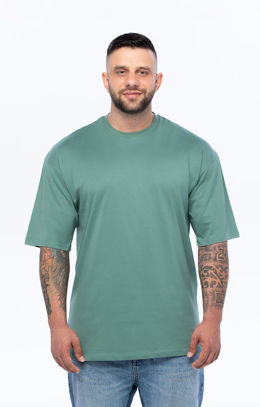 Galaksie Oversize Yeşil T-shirt