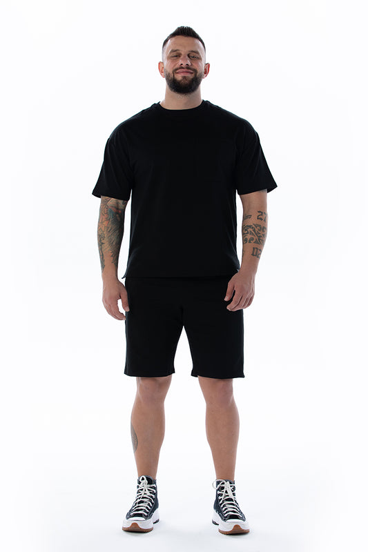 KRONUS Siyah Şort Takım